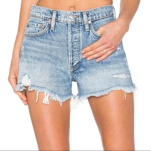 AGOLDE Parker Vintage Cut Off Short in Swapmeat